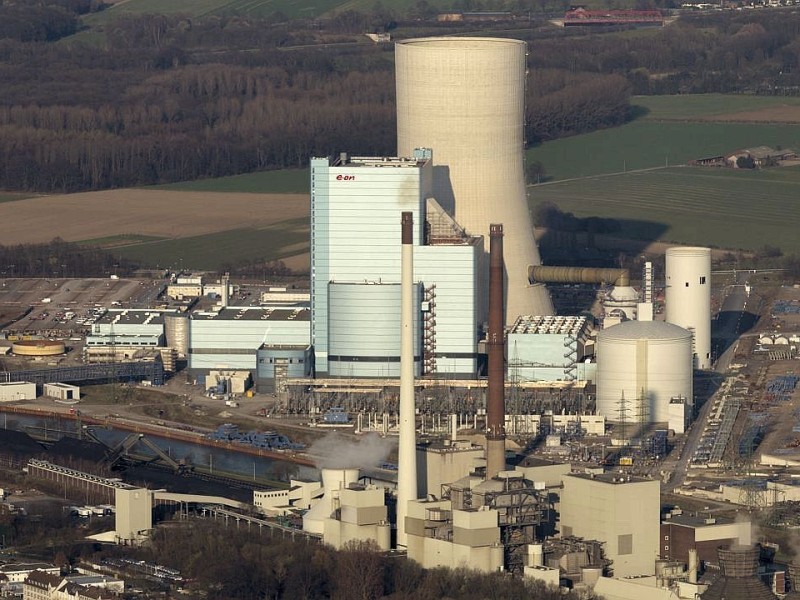 EON Datteln 4, Kohlekraftwerk, Datteln, Ruhrgebiet, NRW, Deutschland, Europa