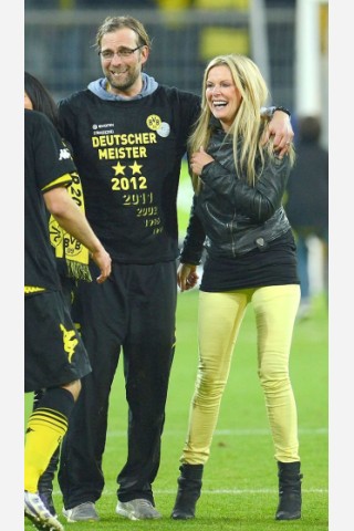 Jürgen Klopp mit seiner Ulla.