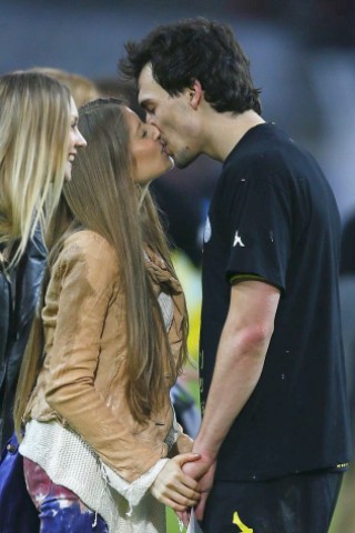 Mats Hummels mit seiner Cathy