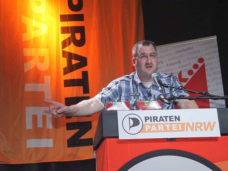 Michele Marsching, Landesvorsitzender der Piraten NRW.