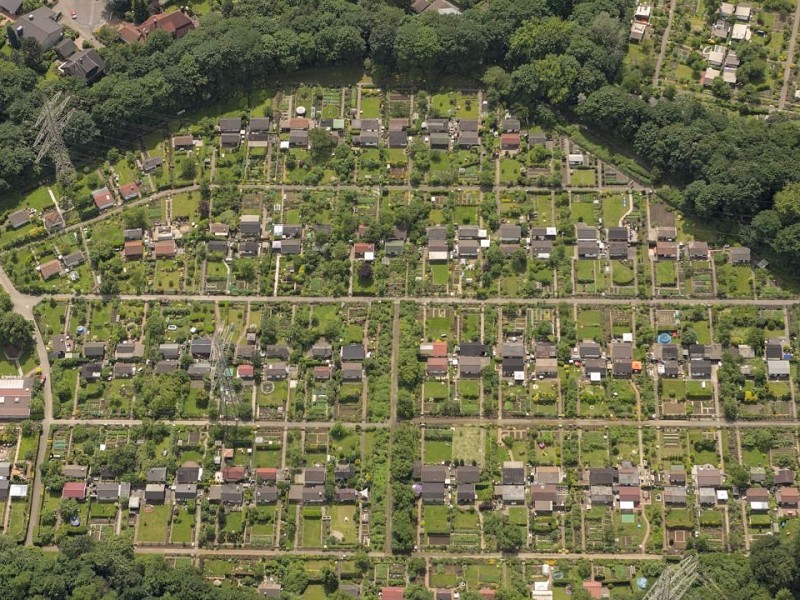 Kleingartenanlage in Hamborn.