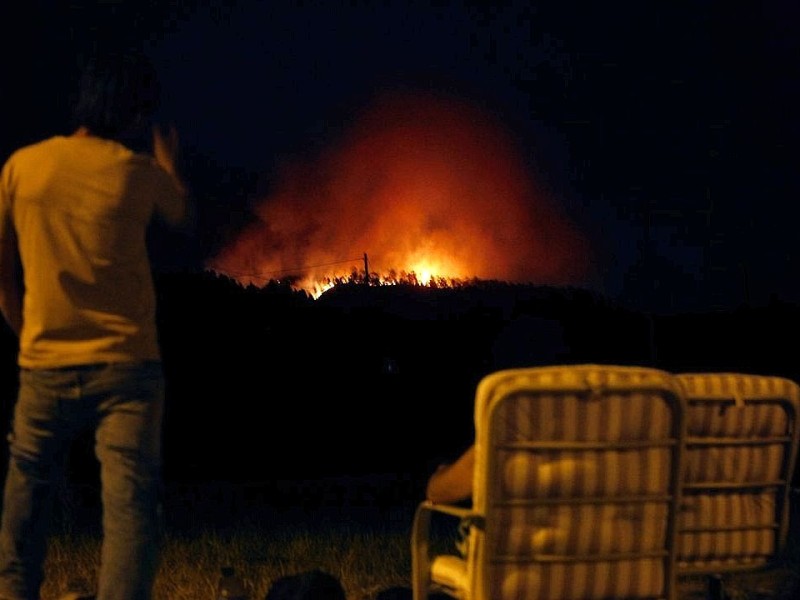 Waldbrand auf Teneriffa.