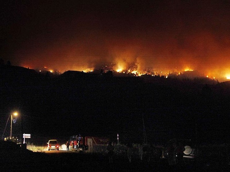 Waldbrand auf Teneriffa.