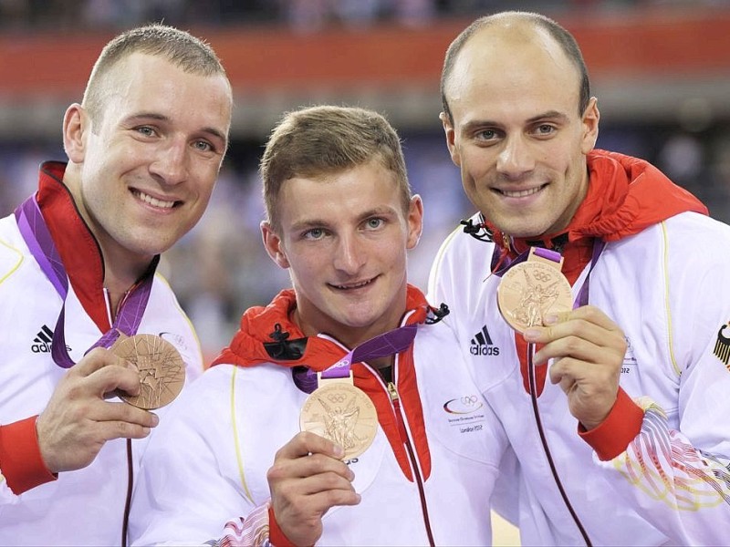 Im Teamsprint der Herren gab es Bronze für den deutschen Dreier.