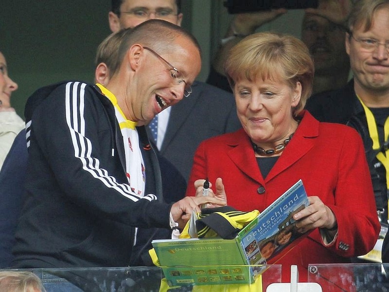 Angela Merkel zu Gast in Dortmund.