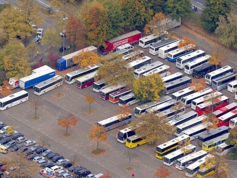 Luftbild, SignalIdunaPark, Westfalenstadion, Revierderby, 1:2, Fans, Bundesliga, Fussball,  Dortmund, Ruhrgebiet, Nordrhein-Westfalen, Deutschland, Europa