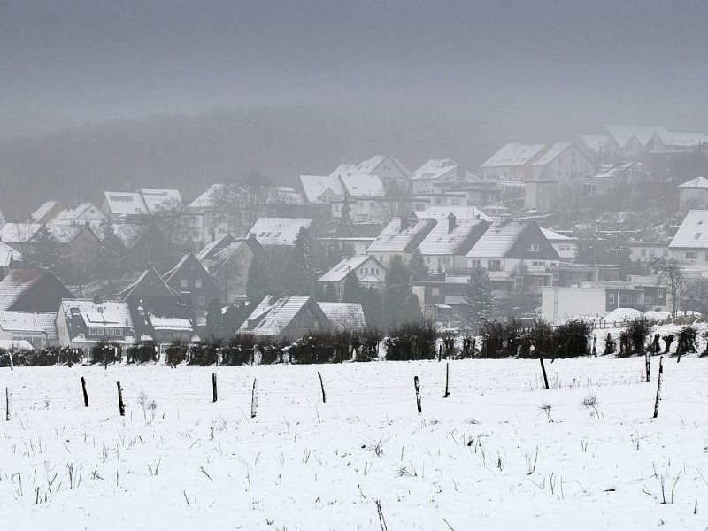 Auch in Schwelm hat der Winter Einzug gehalten.