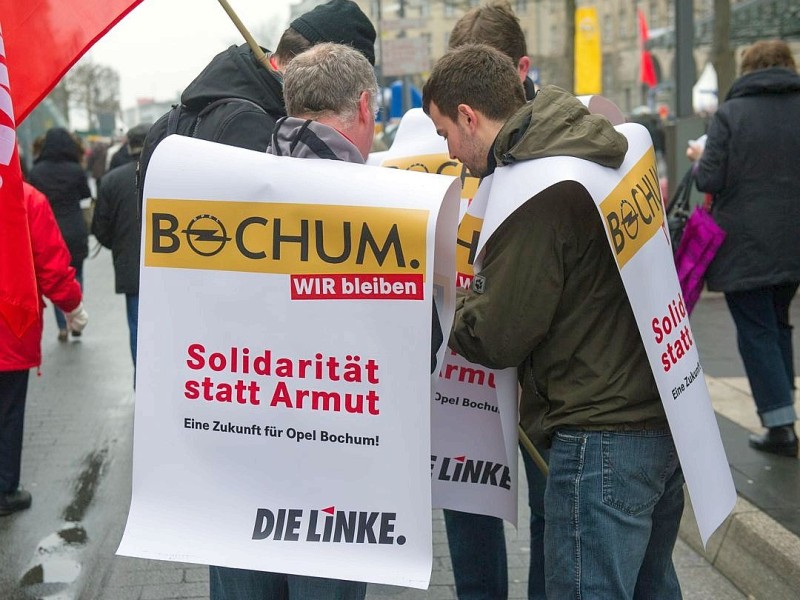 Solidaritätsfest für Opel Bochum.