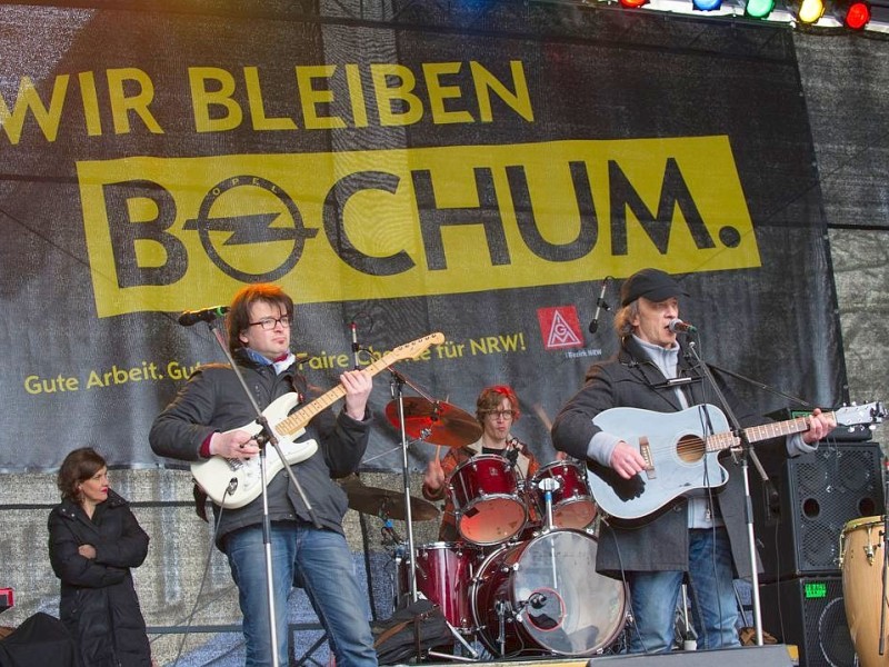 Solidaritätsfest für Opel Bochum.