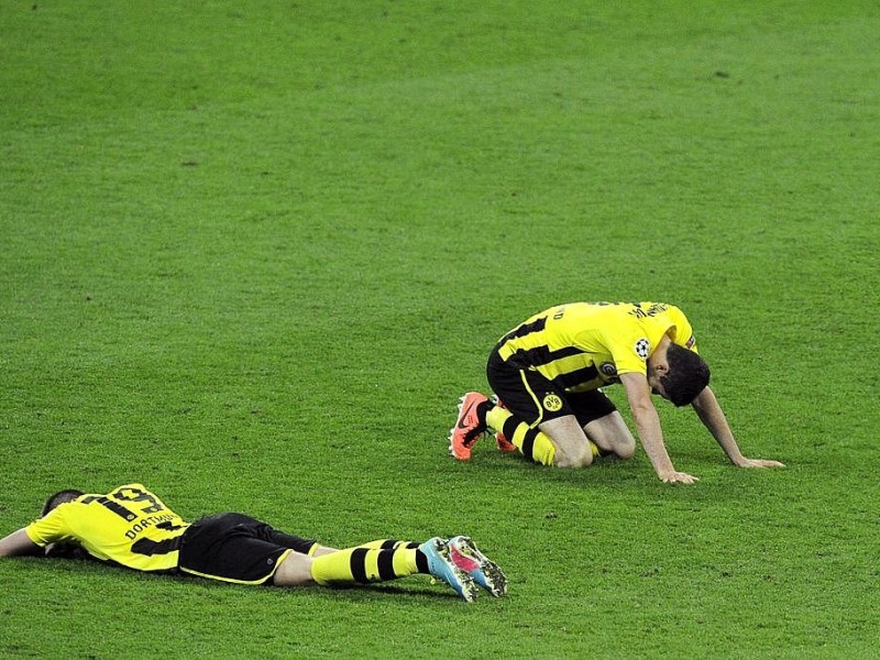 Nach der 1:2-Niederlage gegen den FC Bayern waren die Spieler von Borussia Dortmund enttäuscht.