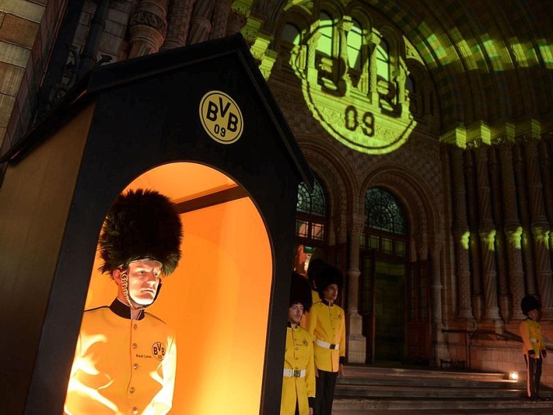 Das Natural History Museum im BVB-Look.