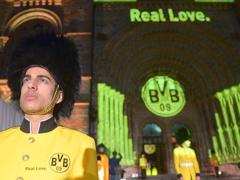 Das Natural History Museum im BVB-Look.