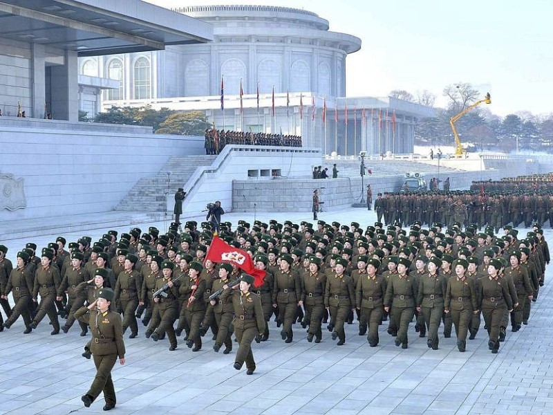 Nordkorea ehrt seine Machthaber: Vor zwei Jahren starb King Jong Il.
