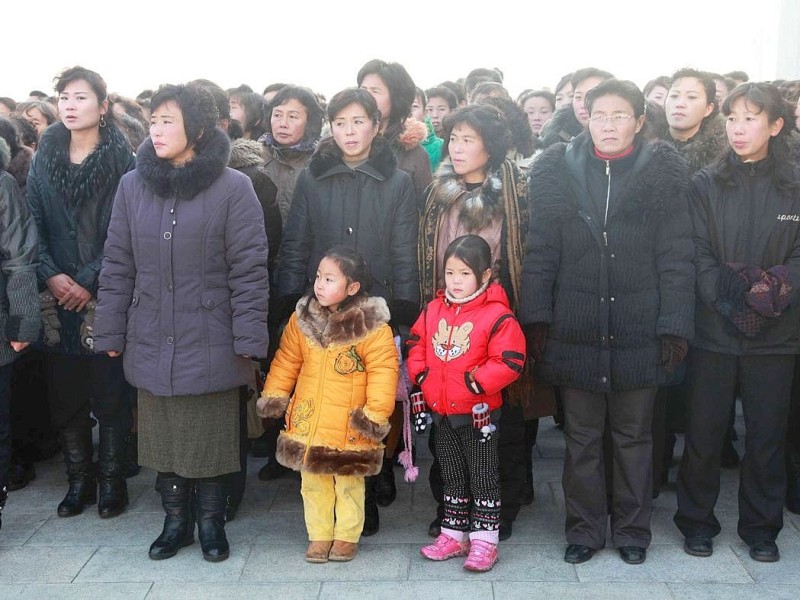 Nordkorea ehrt seine Machthaber: Vor zwei Jahren starb King Jong Il.