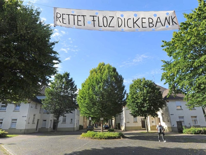 Die Zechensiedlung Flöz Dickebank in Gelsenkirchen-Ückendorf - kurz vor dem Verkauf der Annington an Häusser-Bau.