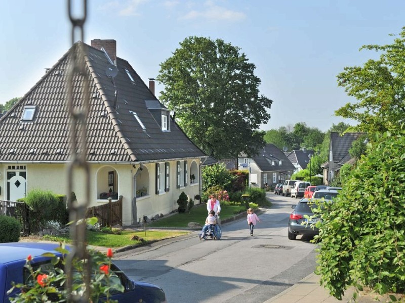 Die Essener Siedlung Altenhof I und II im Juni 2013.