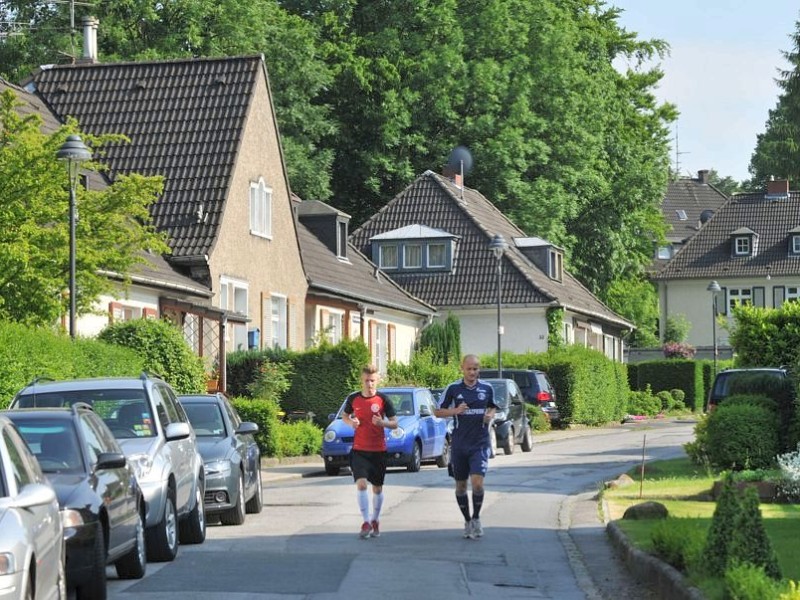 Die Essener Siedlung Altenhof I und II im Juni 2013.