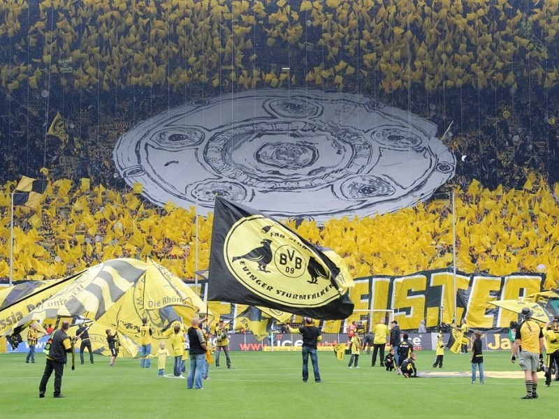 Auch zur Meisterschaft des BVB 2011 ließen sich die Dortmunder Fans etwas einfallen.