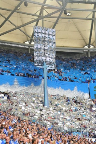 Erinnerungen an das Parkstadion in Gelsenkirchen. Gezeigt am 01.09.2012.