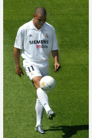 Weltfußballer des Jahres 2002: Ronaldo (Brasilien).