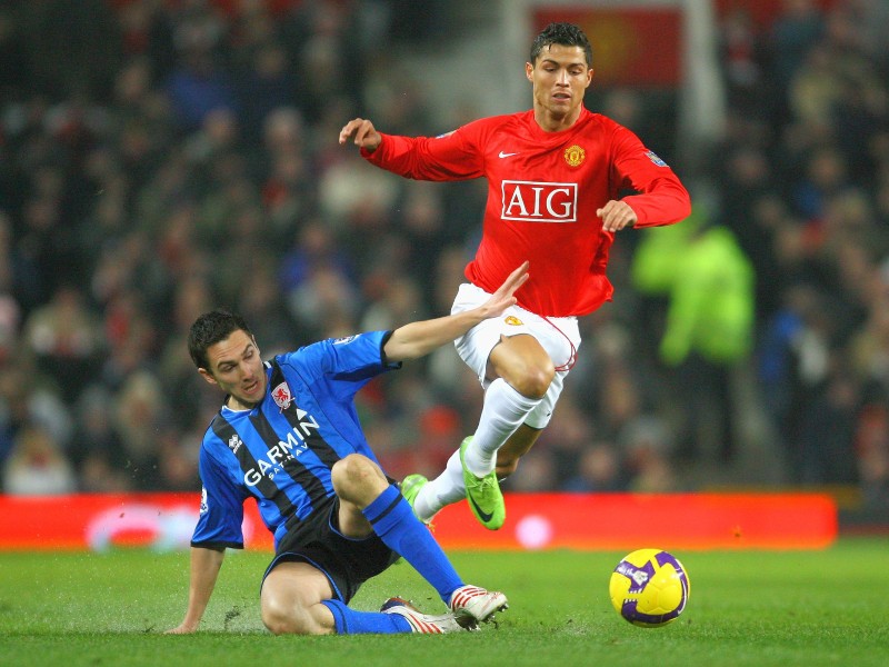 Weltfußballer des Jahres 2008: Cristiano Ronaldo (Portugal).