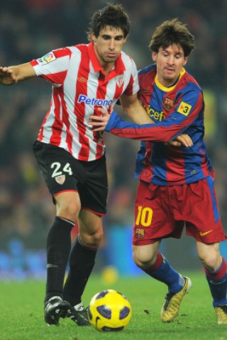 Weltfußballer des Jahres 2010: Lionel Messi (r., Argentinien).
