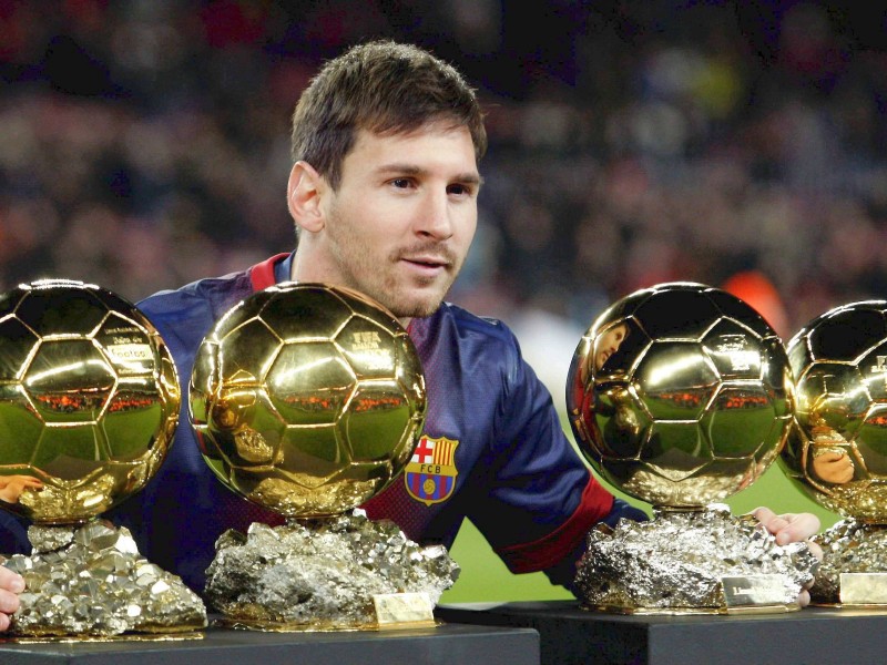 Weltfußballer des Jahres 2012: Lionel Messi (Argentinien).