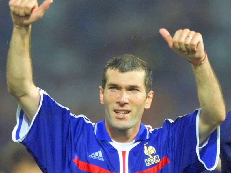 Weltfußballer des Jahres 2000: Zinédine Zidane (Frankreich).