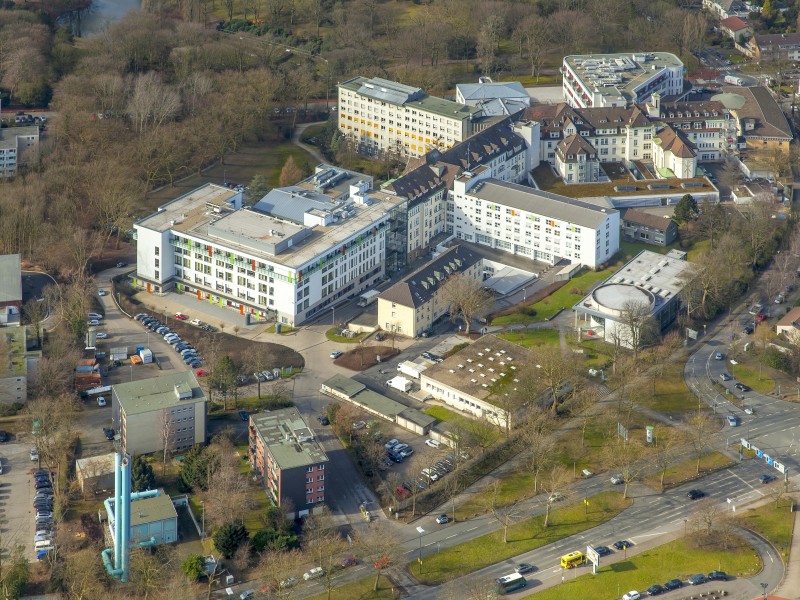 St.Josef-Hospital Bochum Gudrunstraße,  Bochum, Ruhrgebiet, Nordrhein-Westfalen, Deutschland