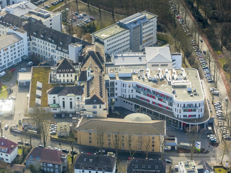 St.Josef-Hospital Bochum Gudrunstraße,  Bochum, Ruhrgebiet, Nordrhein-Westfalen, Deutschland