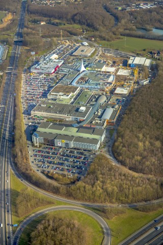 Ruhrpark Einkaufszentrum im Umbau,  Bochum, Ruhrgebiet, Nordrhein-Westfalen, Deutschland