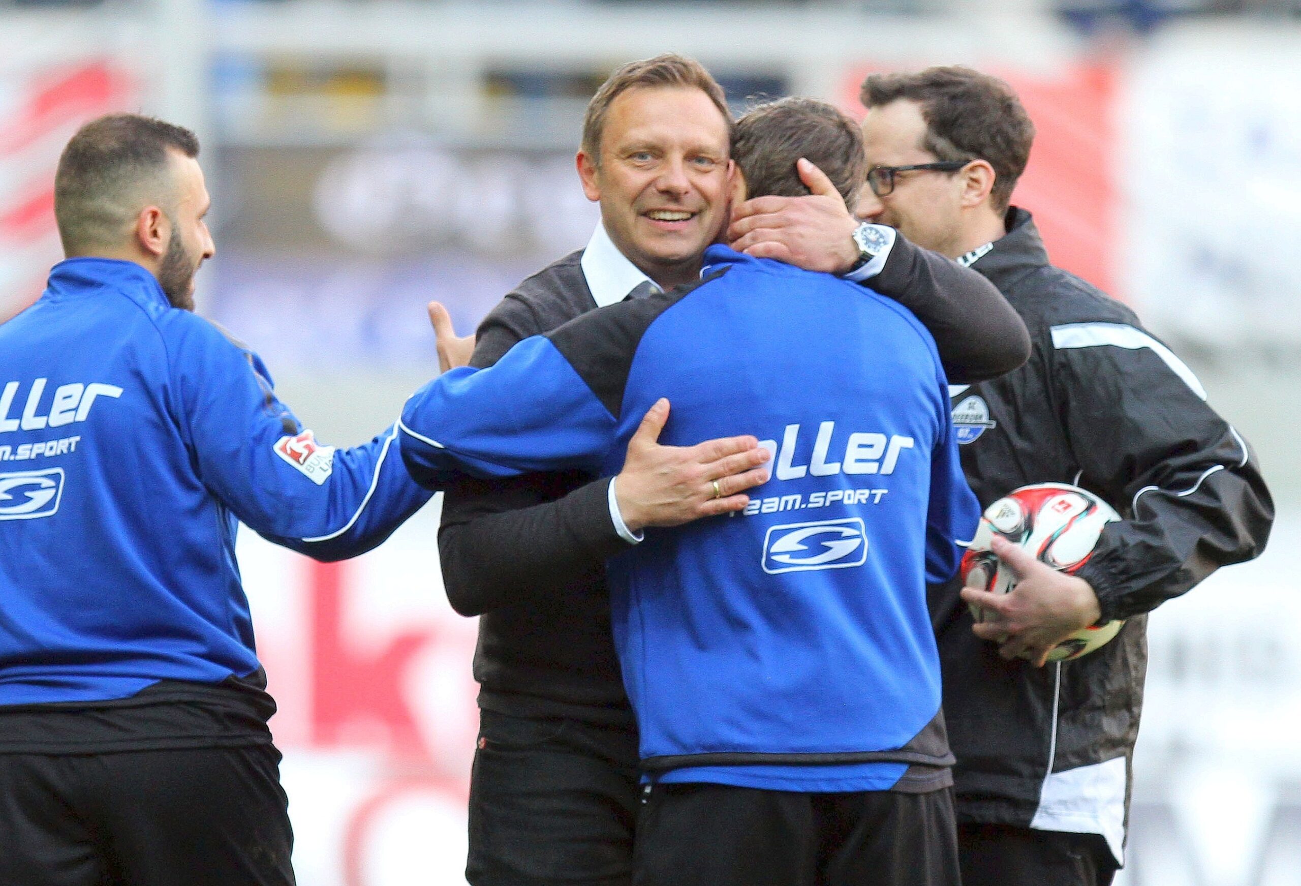 Und das äußerst erfolgreich: 2014 führte André Breitenreiter den SC Paderborn zur Erstklassigkeit.