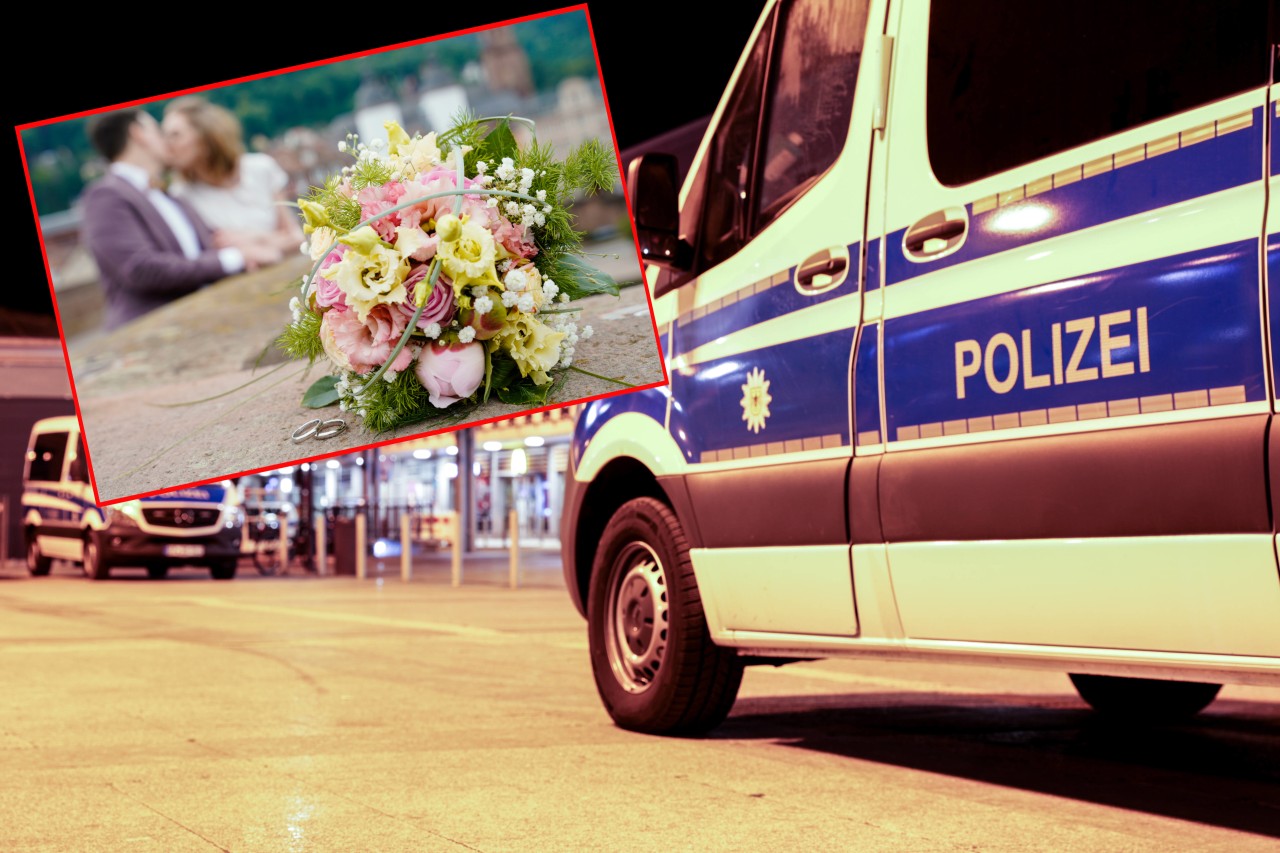 NRw: In Coesfeld musste die Polizei eine illegale Hochzeitsfeier auflösen. Die Gäste hatten eine kuriose Ausrede. (Symbolbild)