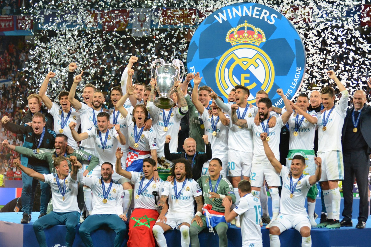 Real Madrid brachte in der vergangenen Saison der Champions League den dritten Titel in Folge unter Dach und Fach.