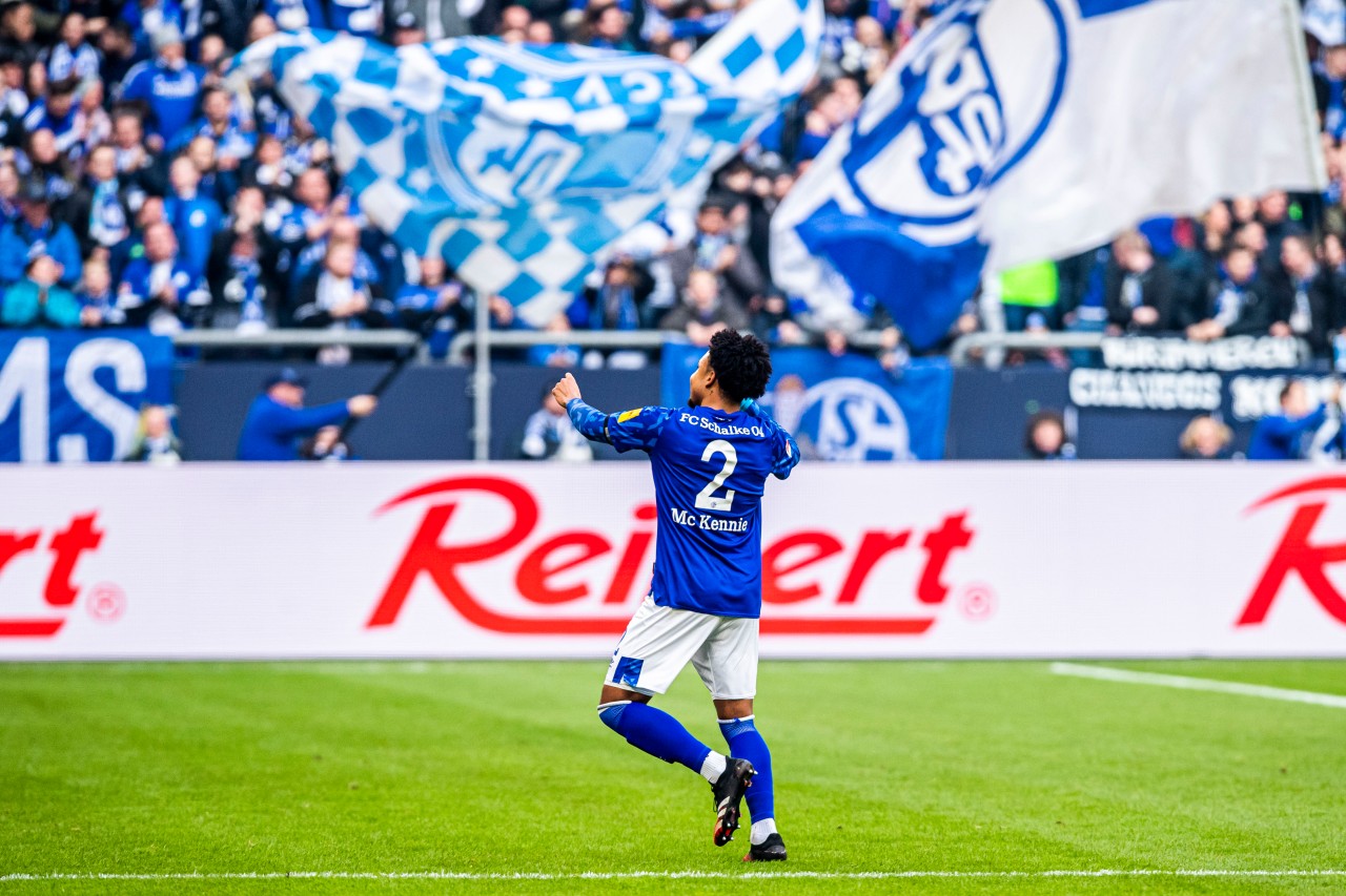 Beim letzten Heimspiel des FC Schalke 04 traf Weston McKennie für Königsblau.