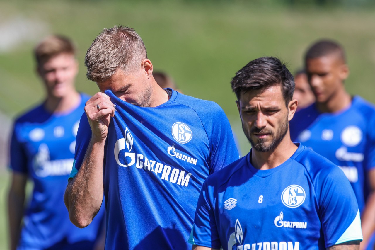 FC Schalke 04 – Schachtar Donezk im Live-Ticker: Die Führungsfiguren Simon Terodde (l.) und Danny Latza sind fest eingeplant.
