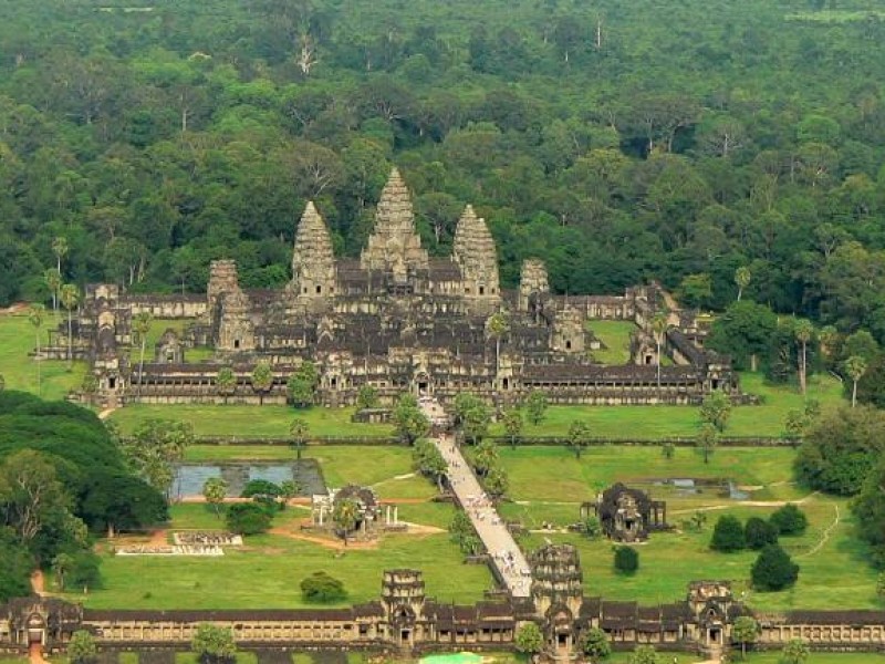 Eine Bustour nach Angkor Wat ist auf einer Flussreise auf dem Mekong Pflicht. Die Tempelanlage in Kambodscha ist eine der berühmtesten der Welt.
