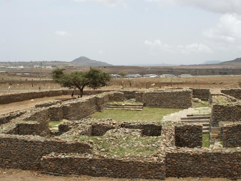 Von Hamburger Wissenschaftlern 2010 wiederentdeckt: die Überreste des Palastes der Königin von Saba.