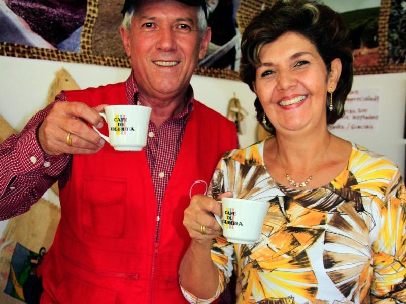 Gustavo Patino und seine Frau Gloria schwören auf ihren halbgerösteten Arabica-Kaffee.