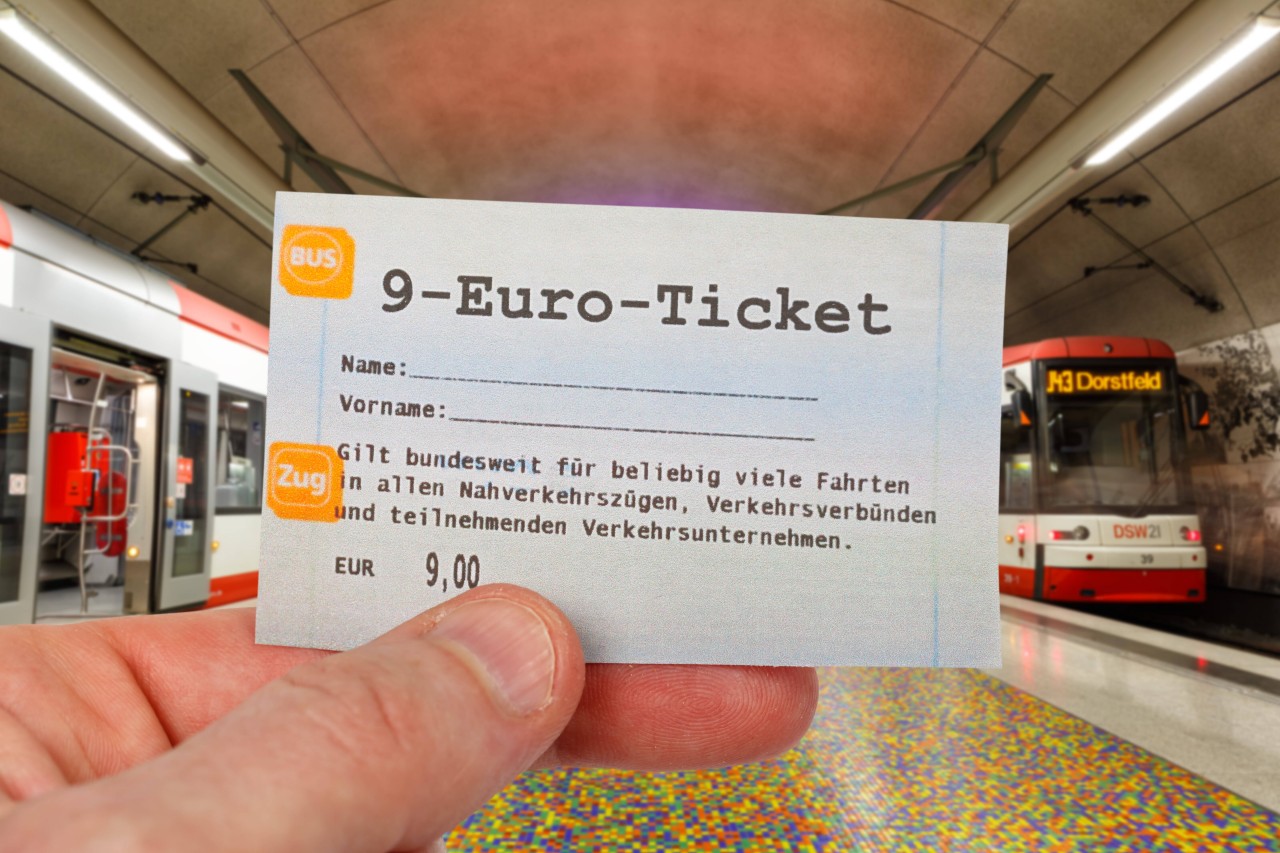 Hat das 9-Euro-Ticket in Dortmund eine Zukunft? (Symbolbild) 