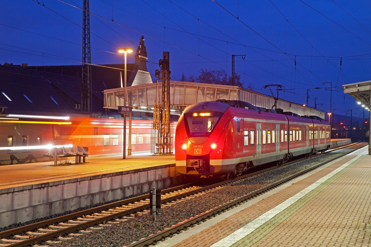 Bahn in Essen: Ein Zugführer musste eine Vollbremsung hinlegen (Symbolfoto).