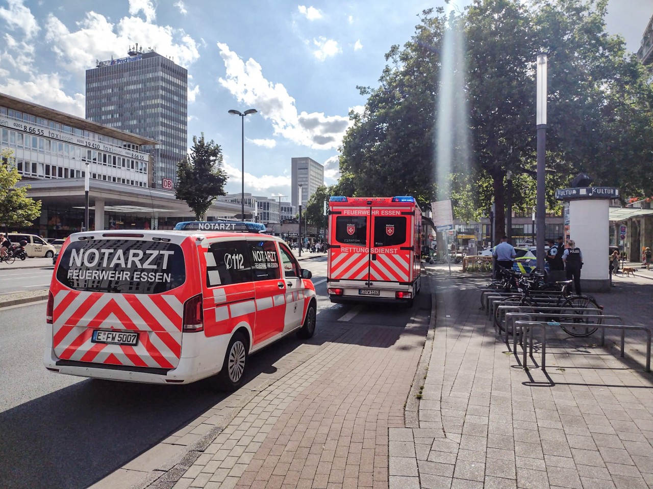 In Essen kam es zu einem Messerangriff am Hauptbahnhof.