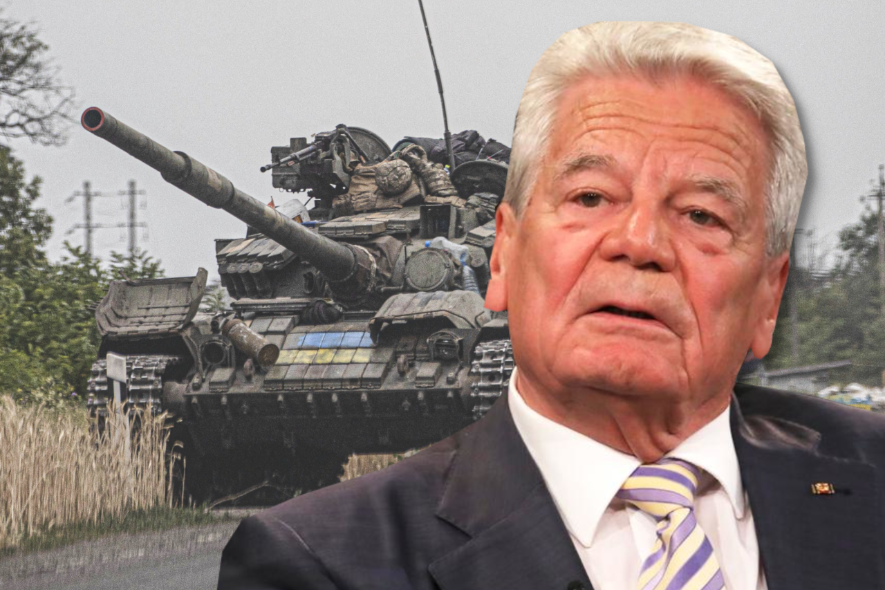 Hat eine klare Haltung zu Waffenlieferungen an die Ukraine: Der ehemalige Bundespräsident Joachim Gauck.