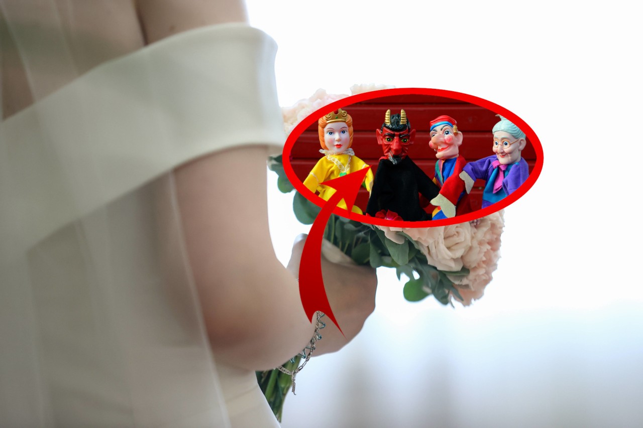 Dieses Paar will sich auf ihrer Hochzeit von Puppen trauen lassen. (Symbolbild)