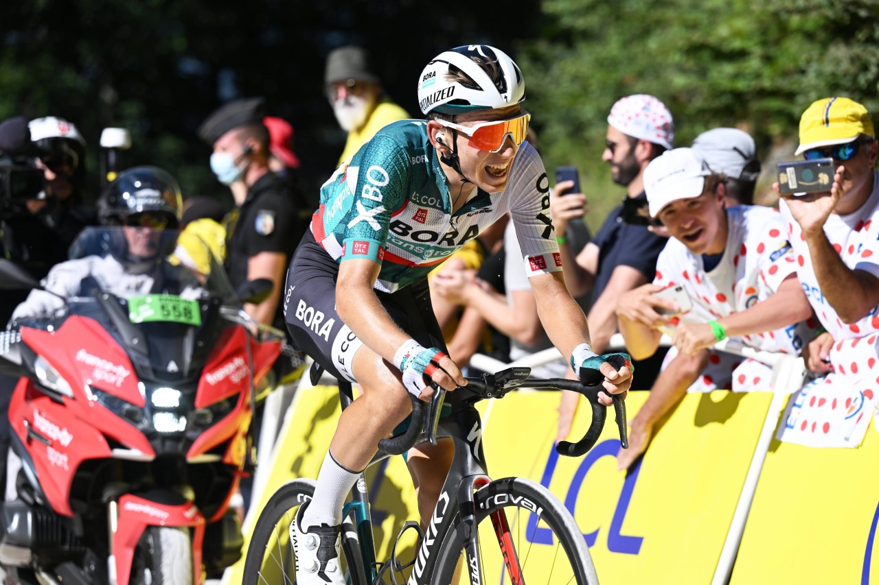 Tour de France 2022: Lennard Kämna hat den Sieg hauchdünn verpasst.