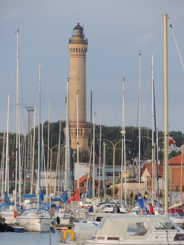 Der Leuchtturm in Swinemünde ist der höchste an der Ostsee. 