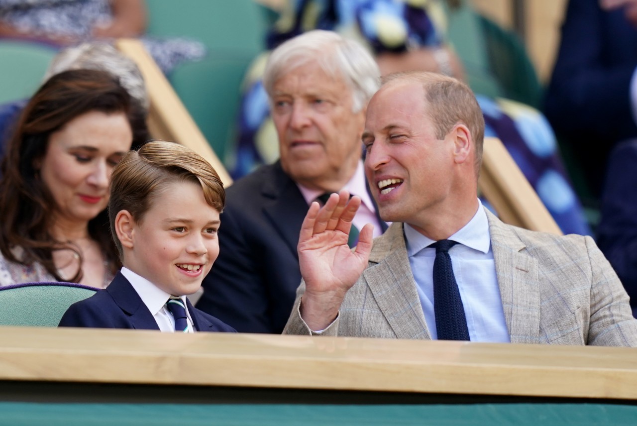 Die Royals schauen gemeinsam das Wimbledon-Finale. Auch Prinz George ist dabei.