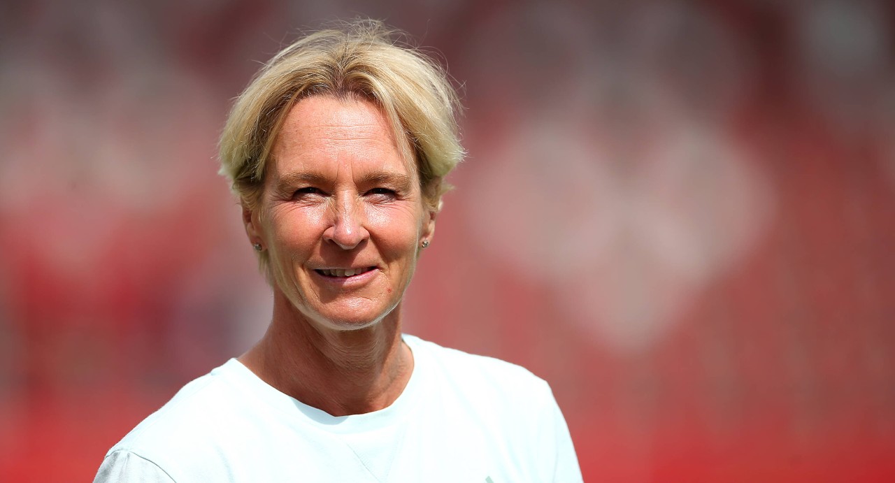 DFB-Trainerin Martina Voss-Tecklenburg zeigte sich sehr zufrieden.