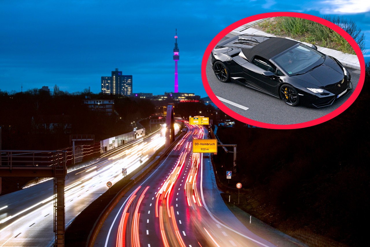 In Dortmund raste ein Mann mit seinem Lamborghini durch die Stadt – und hätte beinah einen Fußgänger über den Haufen gefahren. (Symbolbild)
