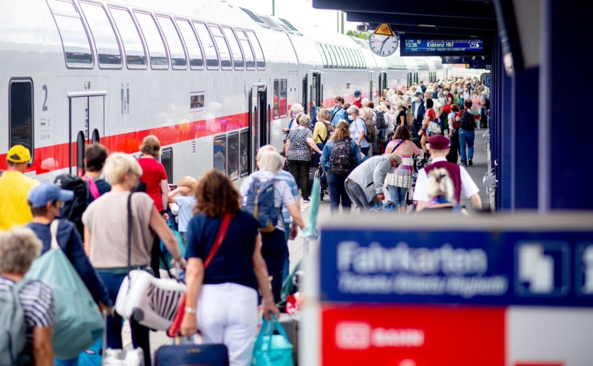 9-Euro-Ticket  in IC-Zügen Richtung Küste